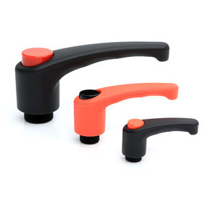 Manette indexable en acier inoxydable - 02F CH series - Rencol - à poignée plastique / réglable / ergonomique