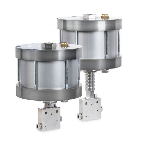 Vanne à boisseau sphérique - (-B)-H2-5MN  - Maximator GmbH - à commande pneumatique / de contrôle / en métal