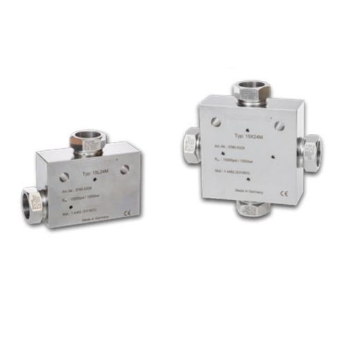 Raccord pneumatique - 15 series  - Maximator GmbH - fileté / en croix / à haute pression