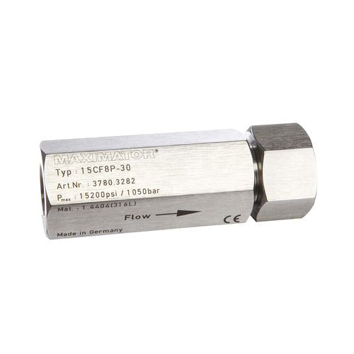 Filtre à gaz - Maximator GmbH - à disque / sous pression / pour tuyaux