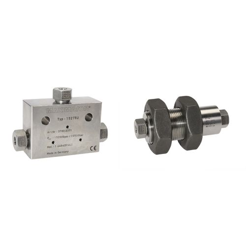 Raccord hydraulique - 152 series  - Maximator GmbH - à visser / en acier inoxydable / antivibrations