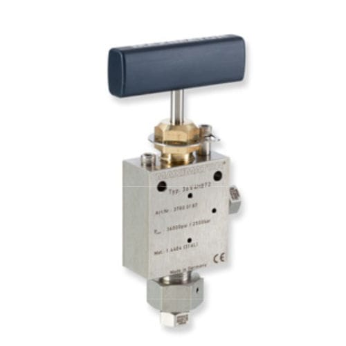Vanne manuelle - 36V series  - Maximator GmbH - de régulation / pour gaz / en inox
