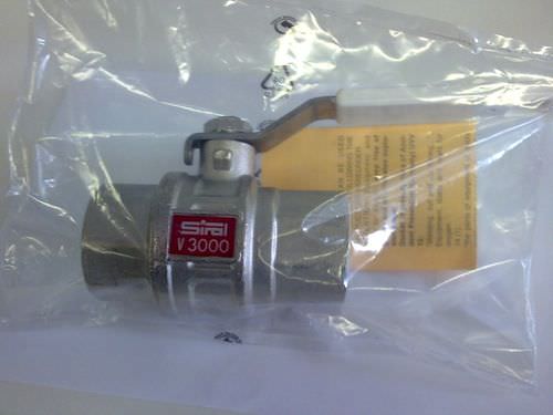Vanne à boisseau sphérique - V 3000 series - SIRAL - manuelle / de contrôle / pour oxygène