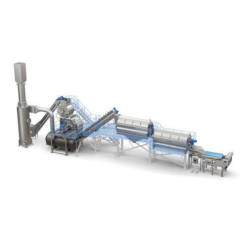 Ligne à éplucher pour légumes - Tomra - pour fruits / pour produits alimentaires / de carottes