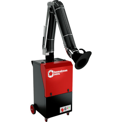 Aspirateur de fumée mobile - DUFILmini - Bomaksan Industrial Air Filtration Systems - de soudage / de rectification / à filtre au charbon actif