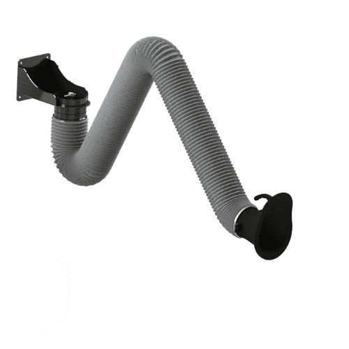 Bras d'aspiration fixe - AKROBAT PRO - Bomaksan Industrial Air Filtration Systems - flexible / pour poussière / d'aspiration