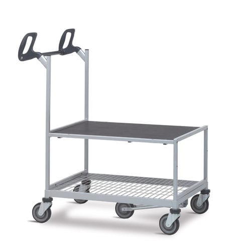 Chariot de transport - KT-Tx series - Wanzl Metallwarenfabrik GmbH - en métal / à plateau / polyvalent