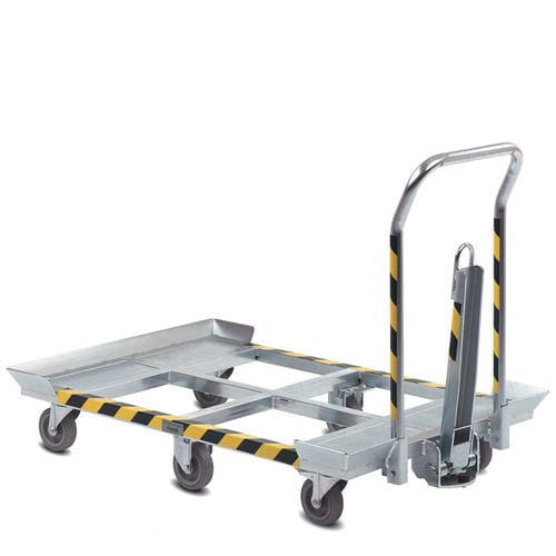 Chariot de manutention - Wanzl Metallwarenfabrik GmbH - en acier / à palettes
