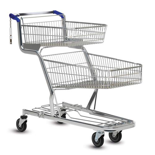 Chariot en métal - Scandy-S - Wanzl Metallwarenfabrik GmbH - 3 niveaux / polyvalent