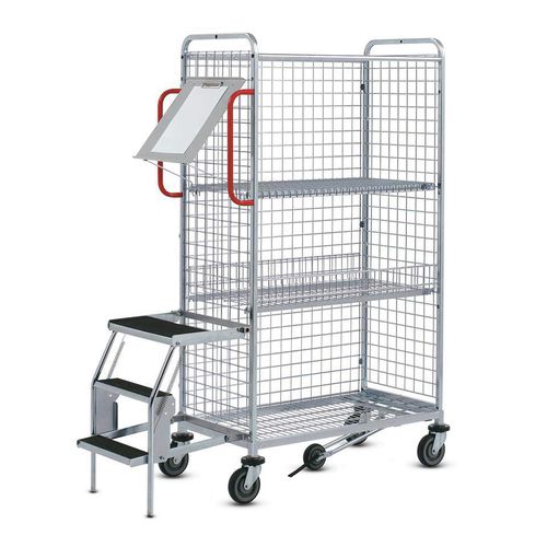 Chariot préparateur de commandes polyvalent - KT3 - Wanzl Metallwarenfabrik GmbH
