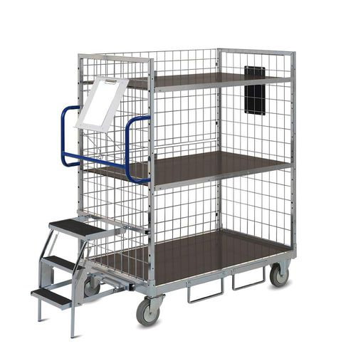 Chariot préparateur de commandes polyvalent - KT4 - Wanzl Metallwarenfabrik GmbH
