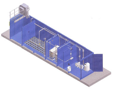 Bioréacteur à membrane - CTN series - B&P Water Technologies srl - pour traitement des eaux usées / de process / de métaux