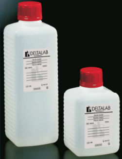 Bouteille en polypropylène - Normax - Fábrica de Vidro Científico - avec bouchon