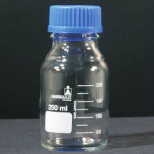 Bouteille en verre borosilicaté - Normax - Fábrica de Vidro Científico - avec bouchon