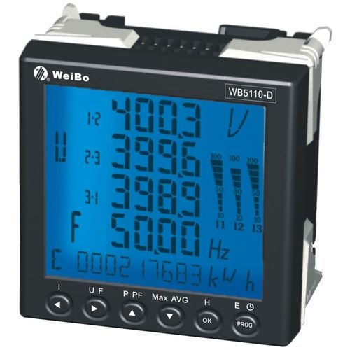 Compteur d'énergie électrique pour montage sur panneau - WB5110-D - Mianyang Weibo Electronic Co., Ltd - numérique / programmable