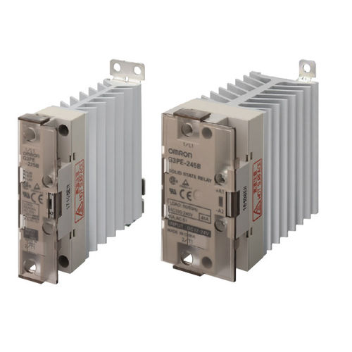 Relais statique AC - G3PE series  - OMRON - compact / fin / monophasé