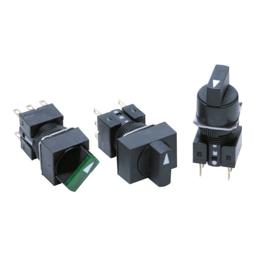 Interrupteur à bouton sélecteur - A165 series - OMRON - SPDT / standard / résistant à l'huile