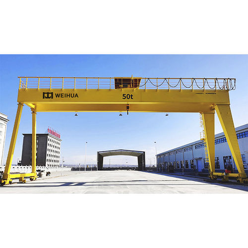 Portique bipoutre - Henan Weihua Heavy Machinery Co., Ltd - sur rail / pour les travaux de génie civil / pour atelier