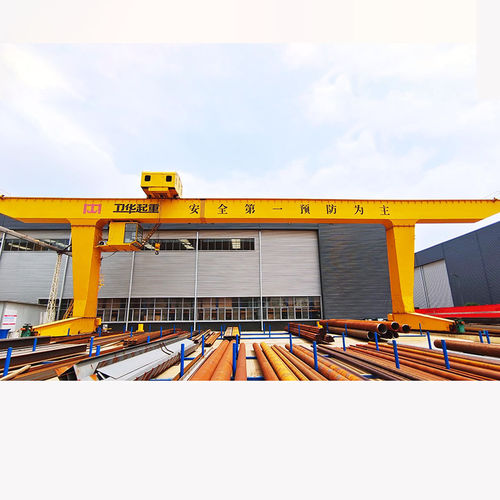Portique sur rail - Henan Weihua Heavy Machinery Co., Ltd - de déchargement de navire / léger / monopoutre