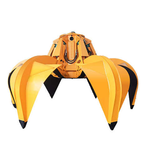 Grappin électrohydraulique - Henan Weihua Heavy Machinery Co., Ltd - orange peel / à ferraille / à 6 dents