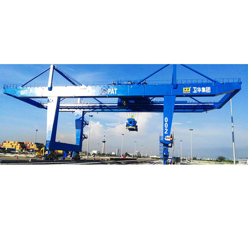 Portique sur rail - RMG - Henan Weihua Heavy Machinery Co., Ltd - pour container