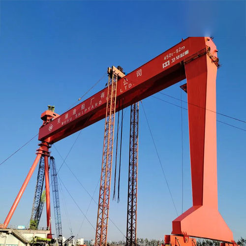 Portique mobile - Henan Weihua Heavy Machinery Co., Ltd - pour la construction navale / pour fortes charges / monopoutre