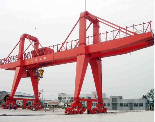 Portique sur rail - Henan Weihua Heavy Machinery Co., Ltd - en acier / bipoutre