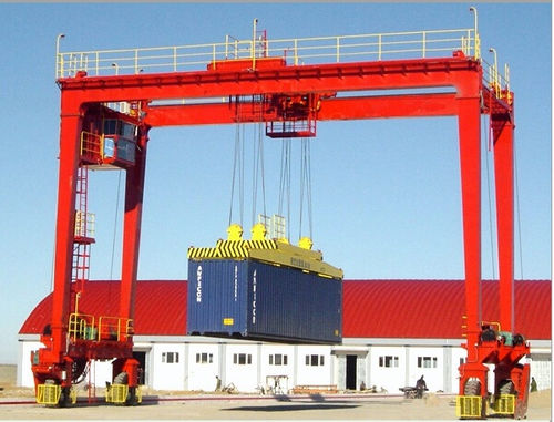 Portique sur rail - Henan Weihua Heavy Machinery Co., Ltd - pour container / hydraulique