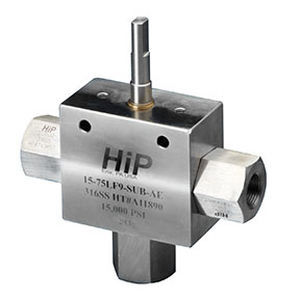 Vanne manuelle - HF series  - HIP - de régulation / pour huile / de pétrole