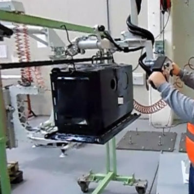 Bras manipulateur pneumatique - FAMATEC - avec prise / pour pièces / de manutention