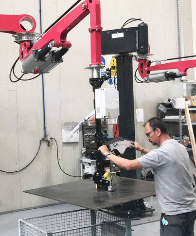Manipulateur pneumatique - MAGNETO - FAMATEC - avec aimant de levage / pour rouleaux / de manutention