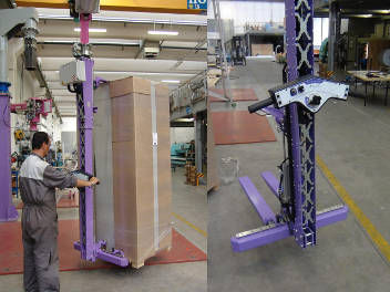 Manipulateur pneumatique - FAMATEC - à fourche / pour sac / pour la manutention