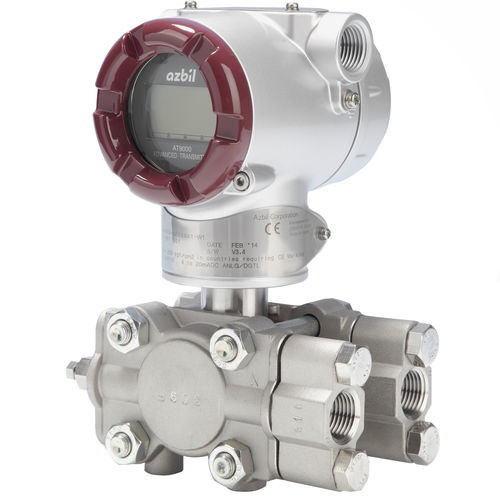 Transmetteur de pression différentielle - AT9000 - Azbil North America - à membrane / analogique / pour gaz