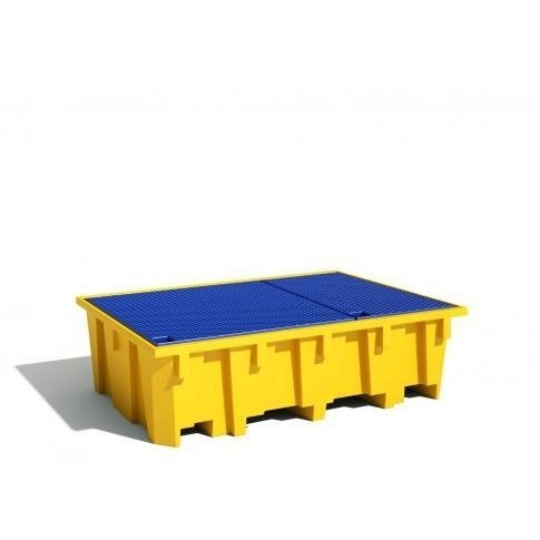 Palette de rétention pour conteneur IBC - BACR-F series - EMP - en HDPE / en acier galvanisé
