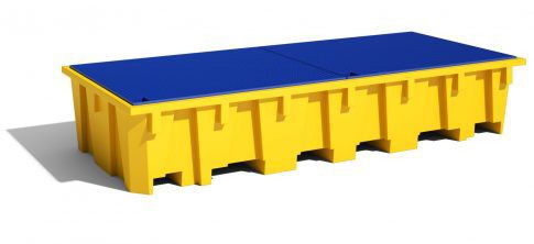 Palette de rétention pour conteneur IBC - BACR/3280006F series - EMP - en HDPE / en acier galvanisé