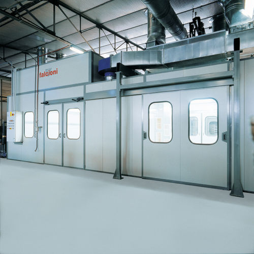 Cabine de peinture à circuit fermé - Cefla Finishing - pour véhicules / à filtre / pressurisée