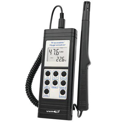 Thermo-hygromètre de laboratoire - VWR - numérique / portable / température