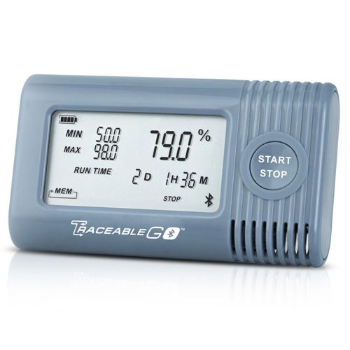 Enregistreur de données de température et d'humidité - VWR - bluetooth / avec afficheur LCD / pour batterie