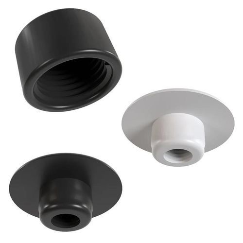 Capuchon rond - SR1813 - Essentra Components - en métal / en silicone / à tête creuse