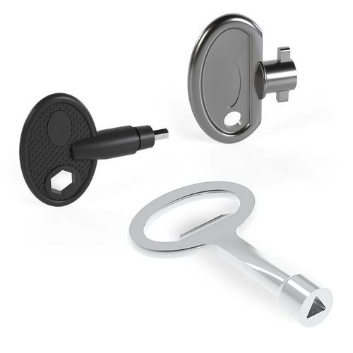 Loquet à clef - SR5501 - Essentra Components - en zinc / en alliage de zinc / chromé