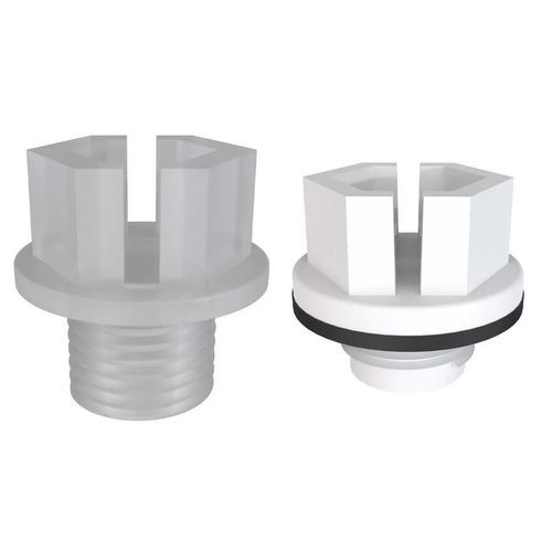 Bouchon cylindrique - SRTFUGP - Essentra Components - rond / fileté / en polyéthylène basse densité PEBD