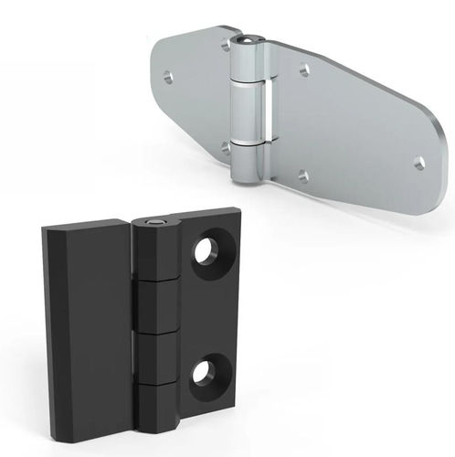 Charnière plate - 20796532 - Essentra Components - en métal / à visser / chromée