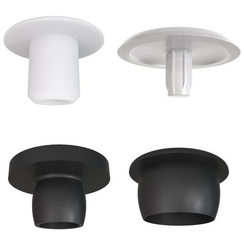 Bouchon plat - 10060537 - Essentra Components - en dôme / à emboîter / en plastique