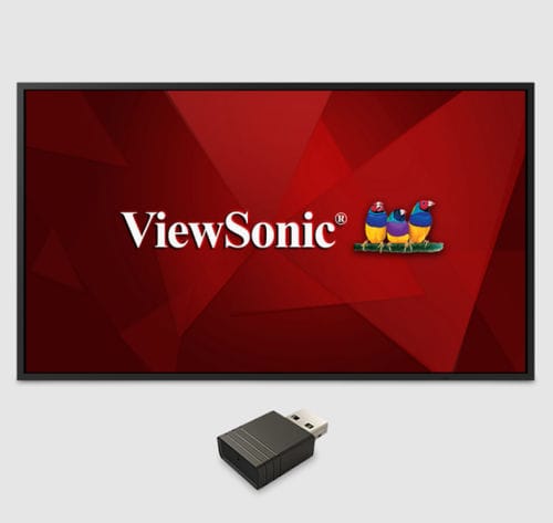 Afficheur LCD - CDE5520-W1 - ViewSonic - 3840 x 2160 / Full HD / 55"