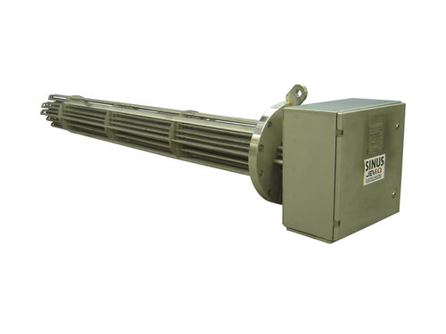 Thermoplongeur à bride - D-8800 - Sinus-Jevi Electric Heating B.V.
