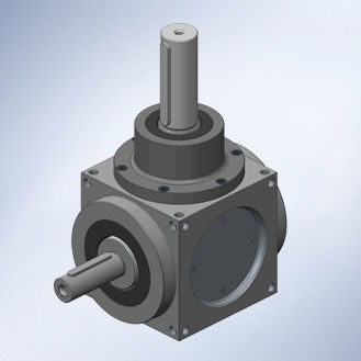 Renvoi d'angle à couple conique - Walther Flender - orthogonal / en acier inoxydable