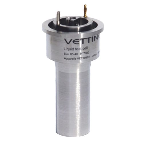 Cellule de test pour liquide diélectrique - SCL IEC 247 F1 P - Vettiner - de résistivité volumique / pour équipement électrique / pour le contrôle qualité