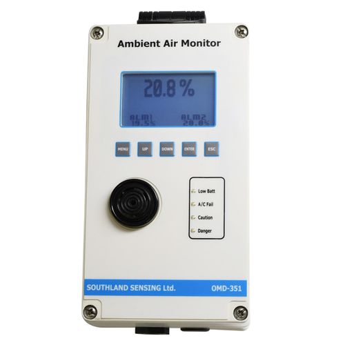 Détecteur d'oxygène - OMD-351-O2-CO2 - Southland Sensing Ltd. - de dioxyde de carbone / électrochimique / infrarouge