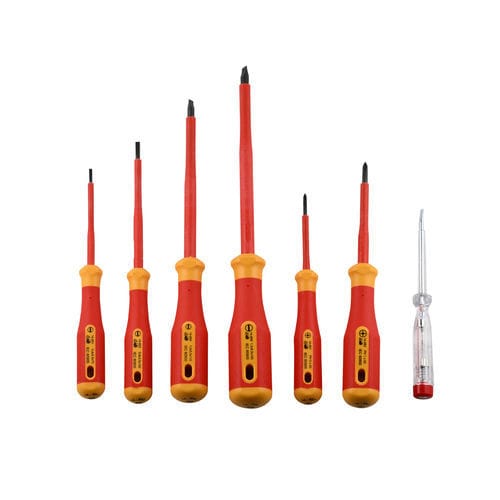 Tournevis cruciforme - 14-650-VDE - bernstein - plat / en acier / isolé