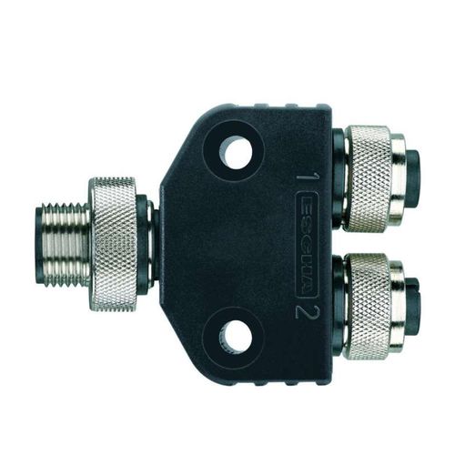 Connecteur en T - FSM5-2FKM5.4/S89  - ESCHA Bauelemente - de données / DIN / avec raccord à vis